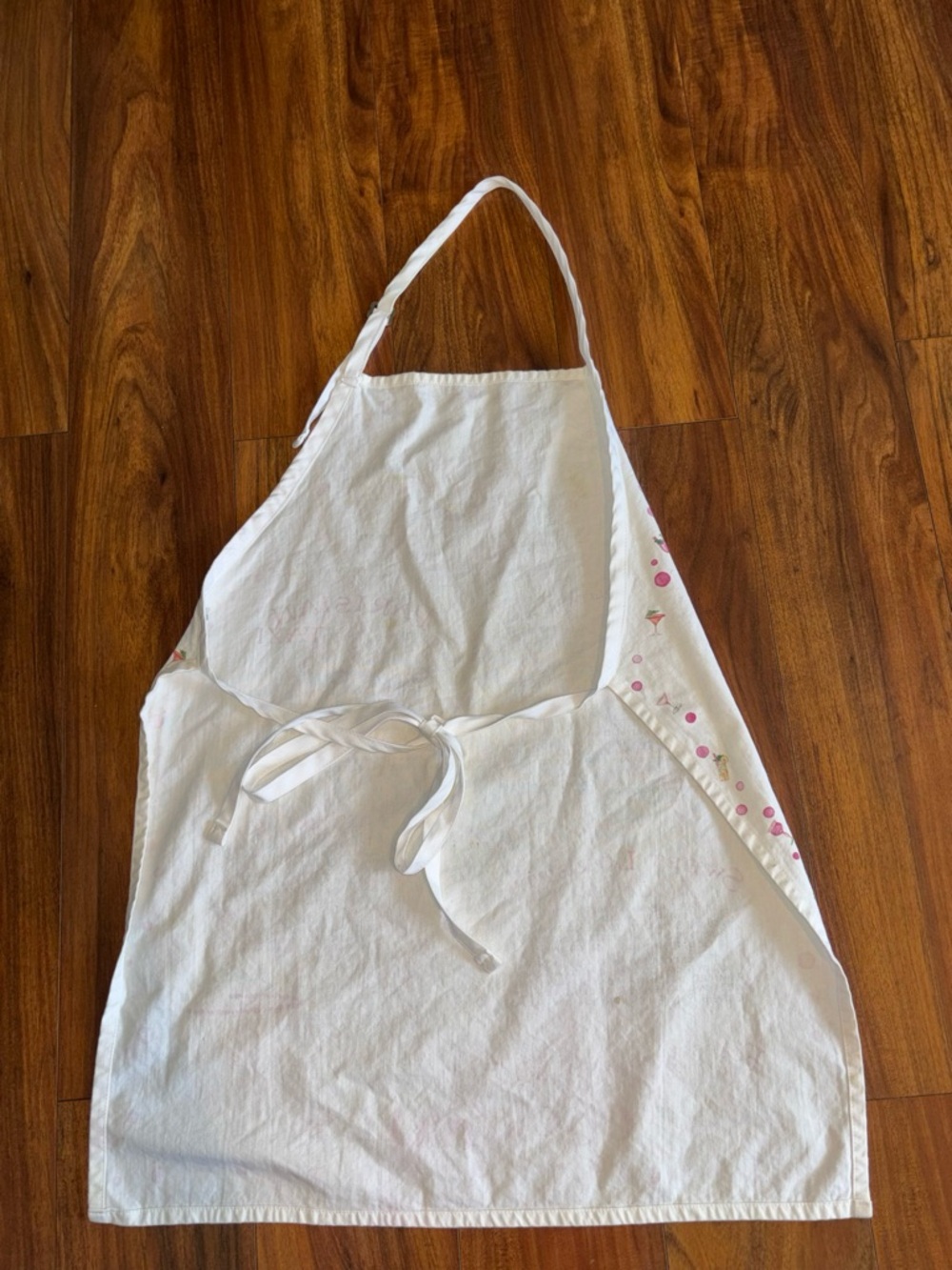Vintage Susan Branch - Cocktails Printed Cotton Apron - Picture 4 of 6